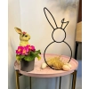 Zając wyjątkowy Królik Wielkanoc Loft ozdoba figurka duży XL 60cm Zajączek